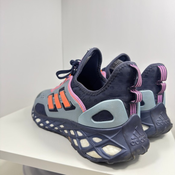 adidas Web Boost Running Shoes Mens Size 13 Magic Grey Impact Orange GZ6444 main image 4